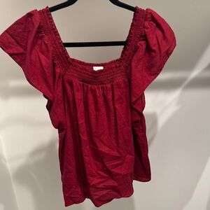 Red Women's Top
